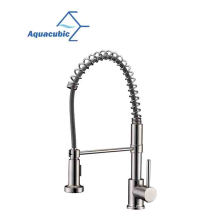 Aquacúbico Venta caliente Hot Hole Retire Down Spring Kitchen Faucet